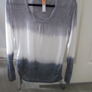 Lucy Shirred top - Size Medium